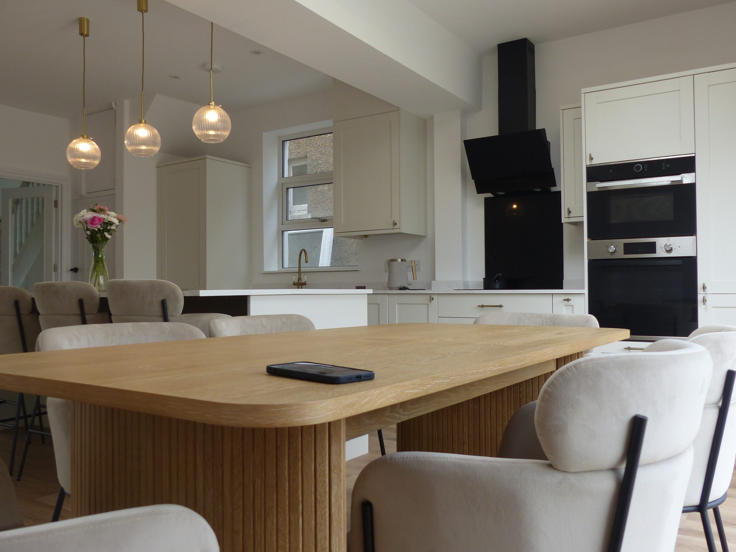 house extension with kitchen completed by davenport construction in plymouth